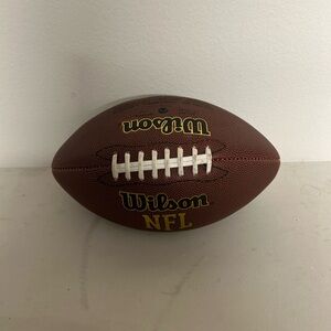 Wilson Brown Leather Football with White Laces